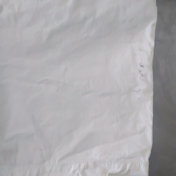 Aeropostale Men's Women's Unisex Crisp White Flat Front Shorts - Picture 7 of 7